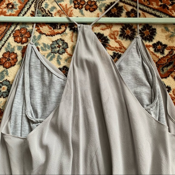 Vince Racer Back Silk Camisole - Picture 3 of 5